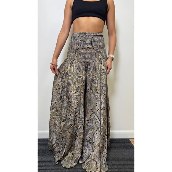 Waist Wide-Leg Pants - Picture 5 of 6